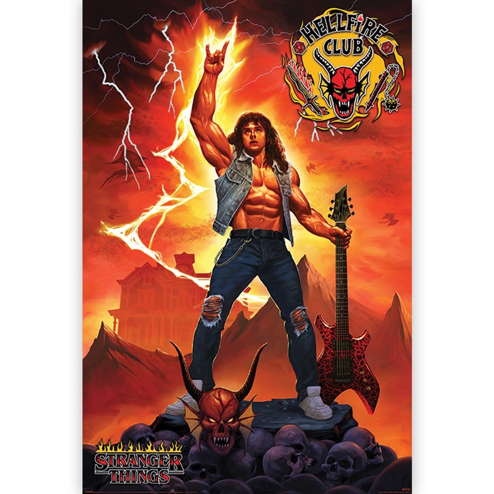 STRANGER THINGS ストレンジャー・シングス (シーズン5 2025年配信決定 ) - Hellfire Club Rock God / ポスター - PGS